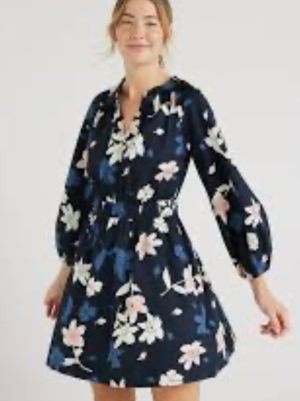 Free Assembly Gathered Waist Mini Dress NWT